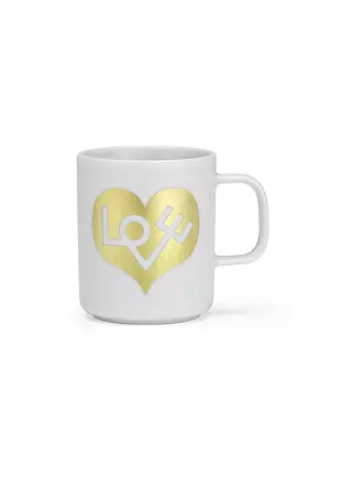 VITRA | Henkelbecher - Tasse Coffee Mug  Love Heart Gold | 